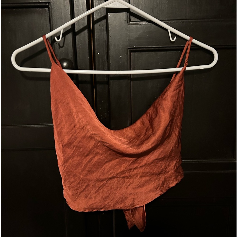 Silk tank top, size S